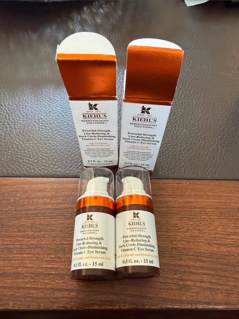 2 Pack - Kiehl's Vitamin C Eye Serum Boxes